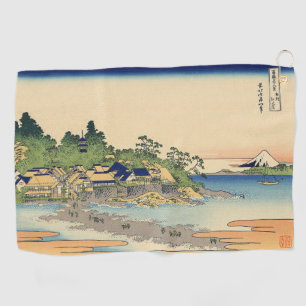 Serviette De Golf Katsushika Hokusai Enoshima dans la province de Sa