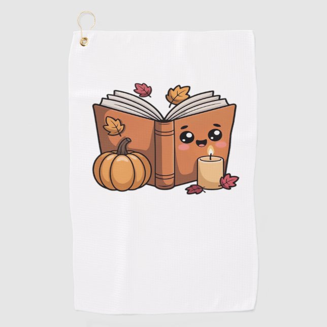 Serviette De Golf kawaii thanksgiving book Oversize T-shirt (Devant)