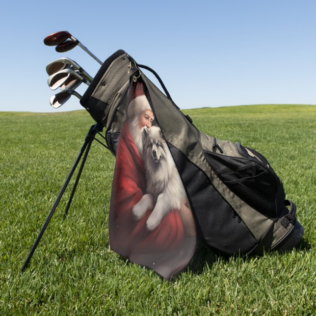 Serviette De Golf Keeshony Avec Noël Festif Du Père Noël (Vert)