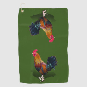 Serviette De Golf Key West - Rooster tzigane