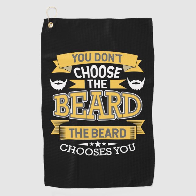 Serviette De Golf La Barbe Vous Choisit (Devant)