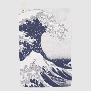 Serviette De Golf La Grande Vague au large de Kanagawa