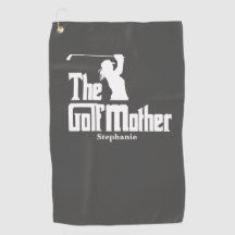 La Mère De Golf Avec Le Nom Funny Golf Thème