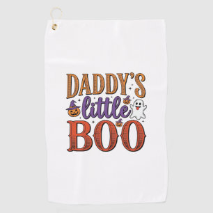 Serviette De Golf La petite Boo vintage Halloween de papa