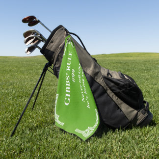 Serviette De Golf La règle 99 de Gibbs