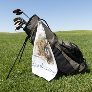 Serviette De Golf La vie est une aventure