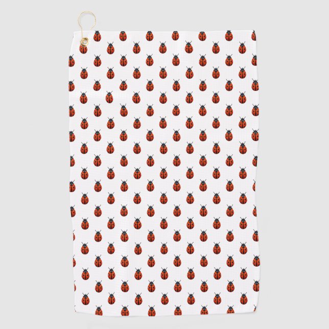 Serviette de golf Ladybugs (Devant)