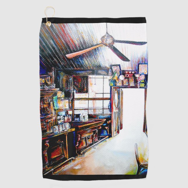 Serviette De Golf L'amour n'est pas un mur, c'est un pont (Devant)