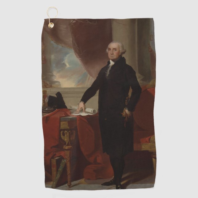 Serviette De Golf Lansdowne Portrait : Le président américain George (Devant)