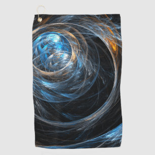 Serviette De Golf Le monde de l'art Abstrait