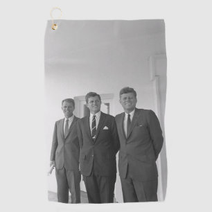 Serviette De Golf Le président américain John Kennedy et ses frères,