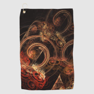 Serviette De Golf Le son de la musique Art Abstrait