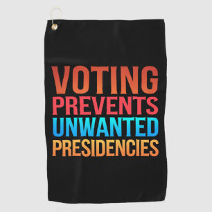 Serviette De Golf Le vote empêche l'élection de présidences indésira