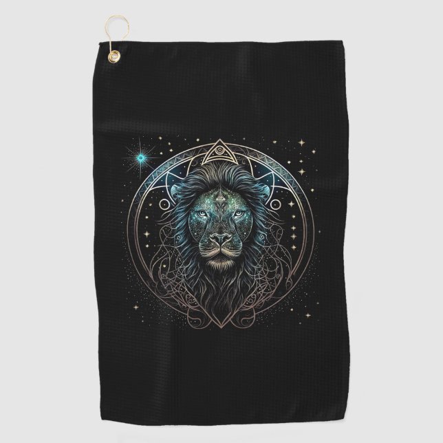 Serviette De Golf Leo le lion (Devant)