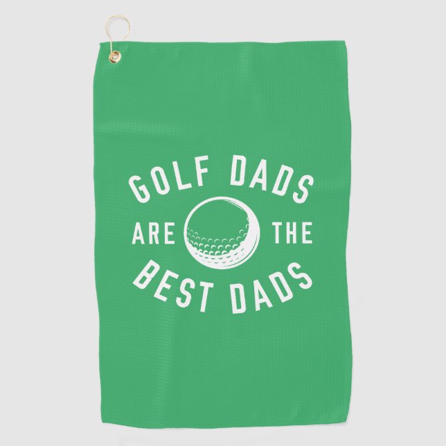 Serviette De Golf Les Dads De Golf Sont Les Meilleurs Dads (Devant)