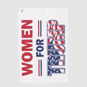 Serviette De Golf Les Femmes Pour Trump