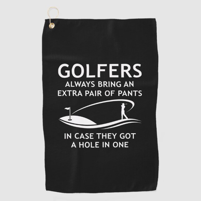 Serviette De Golf Les Golfeurs Apportent Toujours Une Paire Suppléme (Devant)