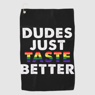 Serviette De Golf Les mecs Goûtent une meilleure idée de cadeau Gay 