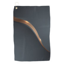 Serviette de golf - Ligne d'or