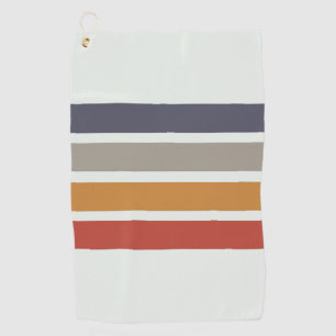Serviette De Golf Linge de lit de rideau de douche à rayures rétro