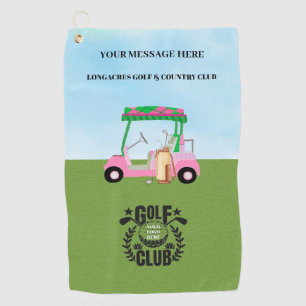 Serviette De Golf Logo du club de golf Custom Golf League