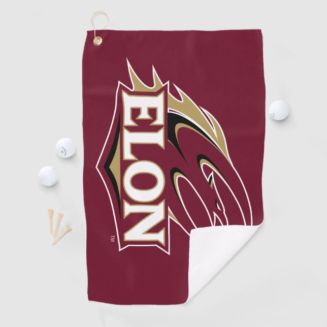 Serviette De Golf Logo Elon Phoenix (En situation)
