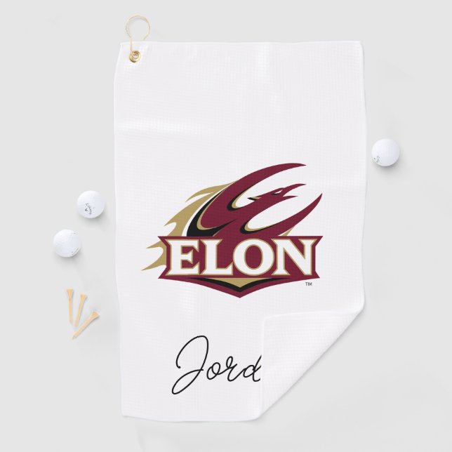 Serviette De Golf Logo Elon Phoenix (En situation)