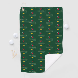 Serviette De Golf Logo Monogramme pour joueurs de golf