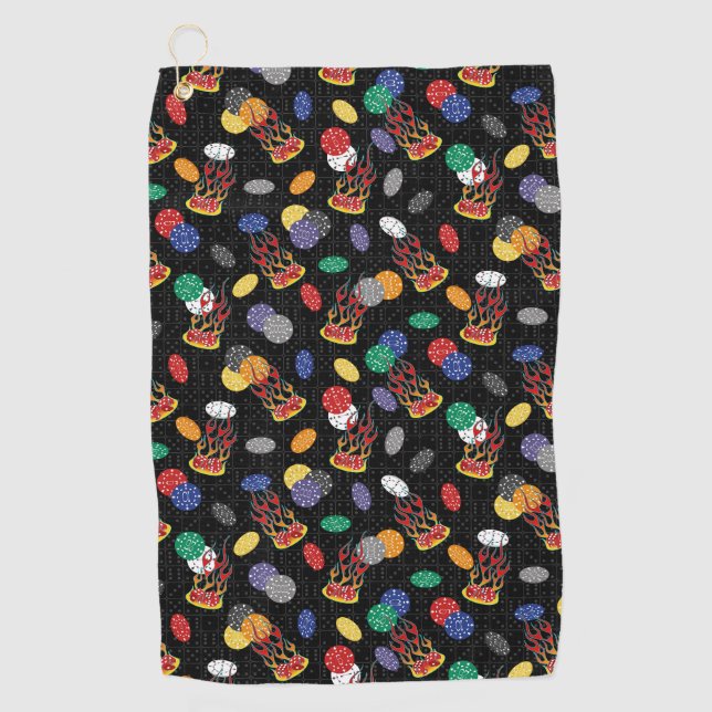 Serviette De Golf Lucky Casino Dice (Devant)