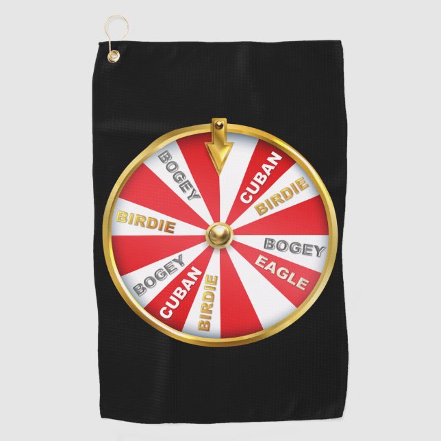 Serviette de golf Lucky Wheel (Devant)