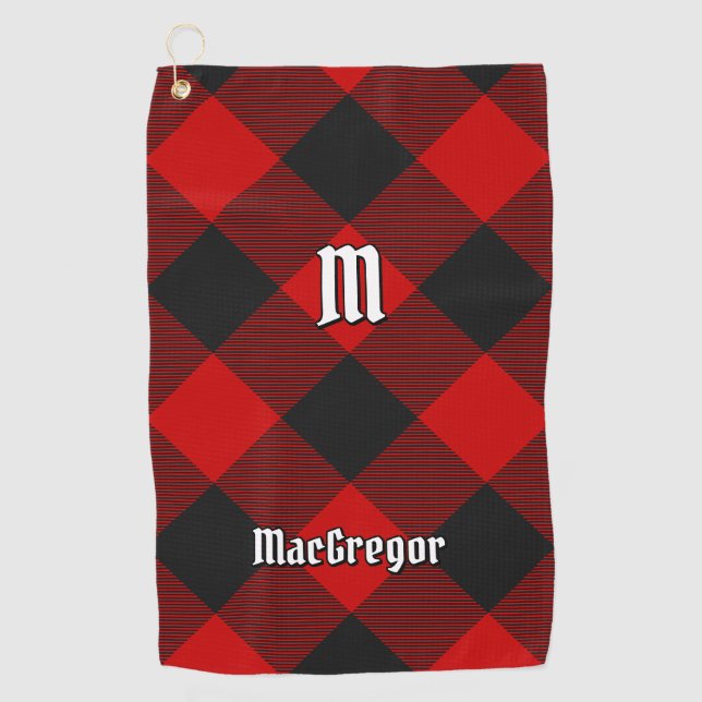 Serviette De Golf MacGregor Rob Roy Tartan Golf Towel (Devant)