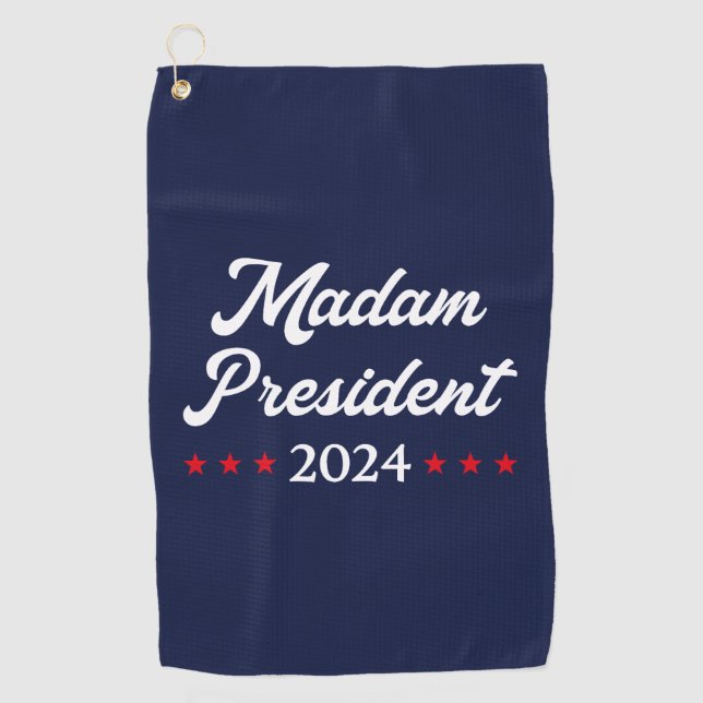 Serviette De Golf Madame la Présidente 2024 I - Kamala Harris (Devant)