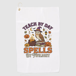 Serviette De Golf Magie de lune de classe d'Halloween