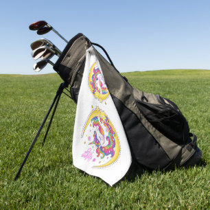 Serviette de golf Magie Licorne