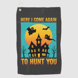 Serviette De Golf Maison Hantée Halloween En Compagnie De Mes Sorciè