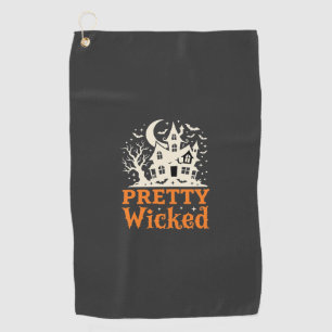 Serviette De Golf Maison hantée Halloween Pretty Wicked_1