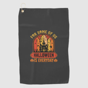 Serviette De Golf Maison Hantée Retro Halloween au Quotidien