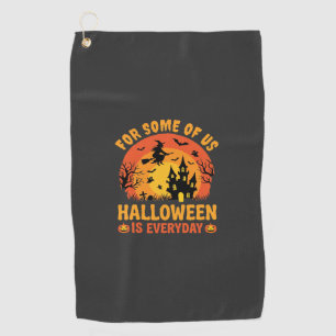 Serviette De Golf Maison Hantée Tous Les Jours Sorcière Halloween