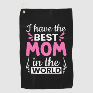 Serviette De Golf Maman Art J'Ai La Meilleure Maman