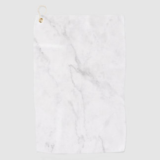 Serviette De Golf Marbre Blanc