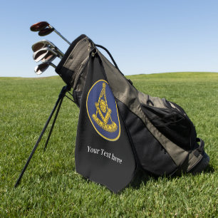 Serviette De Golf Masonique de la Freemason de Past Master Lodge