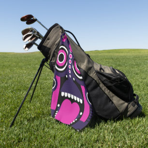 Serviette De Golf masque de tiki