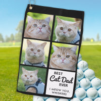 Meilleur CAT DAD jamais - Golfer - Personnalisé 5