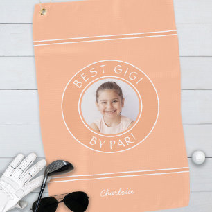 Serviette De Golf Meilleur Gigi Par Élégant Golfeur Pêche Photo Cade