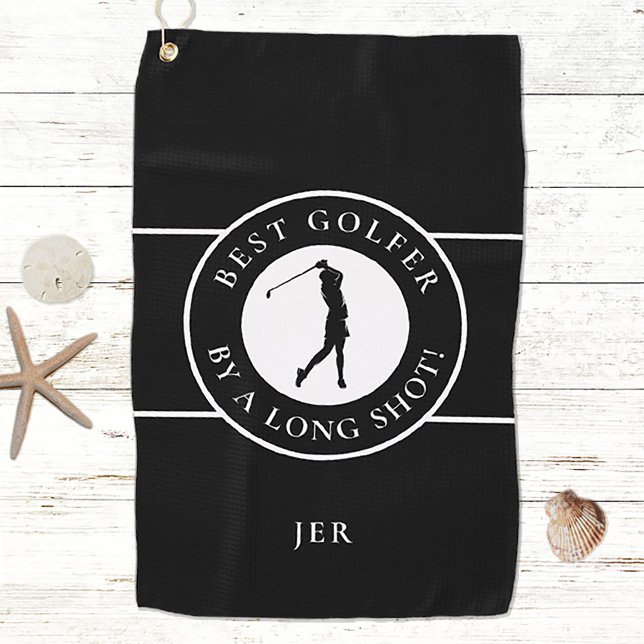 Serviette De Golf Meilleur Golfer Long Shot Humour Sports Personnali (Créateur téléchargé)