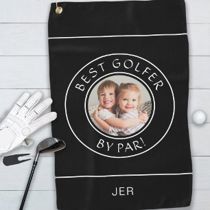 Serviette De Golf Meilleur golfeur par photo de golfeur paritaire Mi