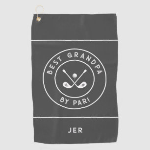 Serviette De Golf Meilleur Grand-Papa Par Citation Drôle de Golfeu