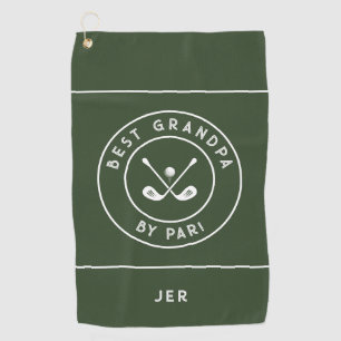 Serviette De Golf Meilleur Grand-Papa par Drôle de citation de gol