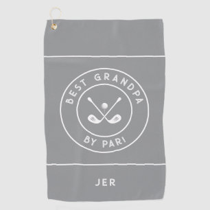 Serviette De Golf Meilleur Grand-Papa Par Drôle de citation de gol