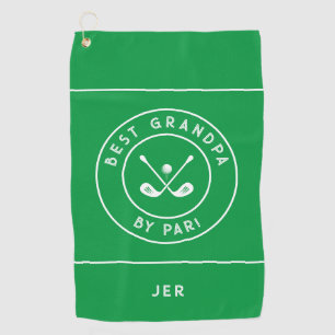 Serviette De Golf Meilleur Grand-Papa par Drôle de Golfeur Citatio